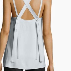 Helmut Lang
Baby Blue Fluid Crepe Top